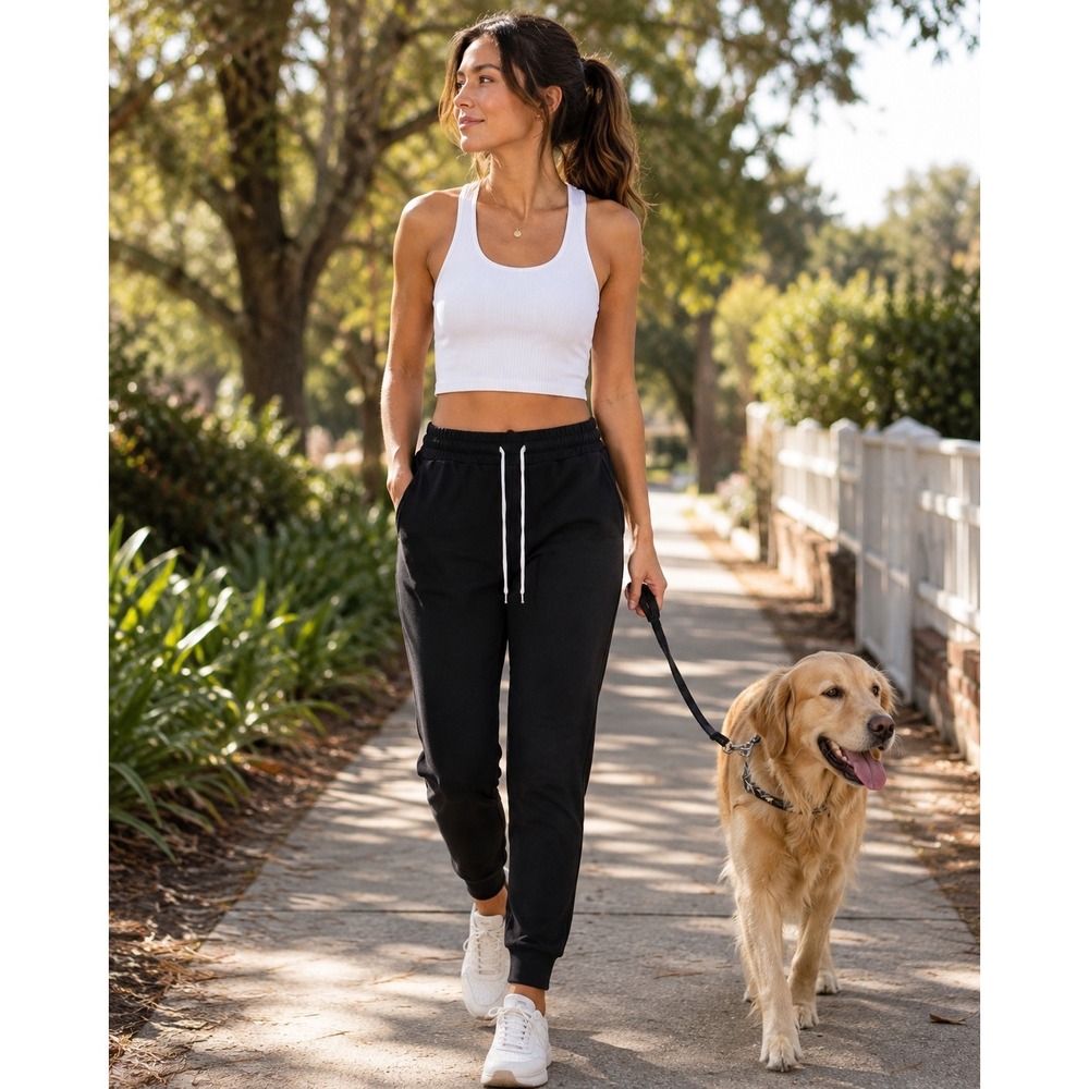Vuori Performance Jogger Black DreamKnit Slim Fit Activewear Pants VW303 Medium